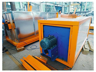 직접 연소 버너 시스템을 갖춘 고온 경화 오븐