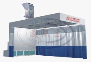 준비 방 Sanding Booth 페인트 오븐 Polish Total Station Cars