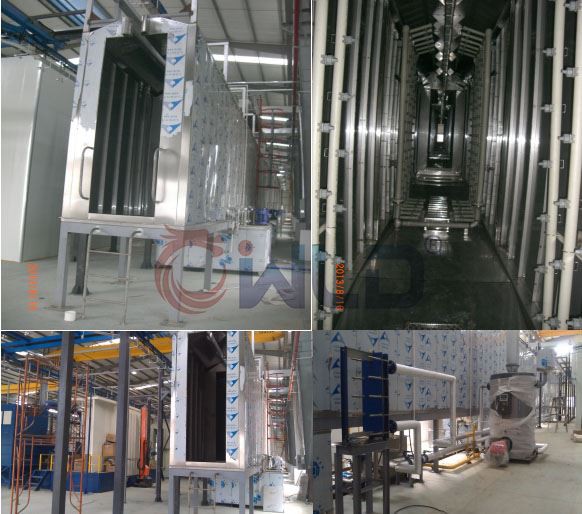 electrostatic painting line