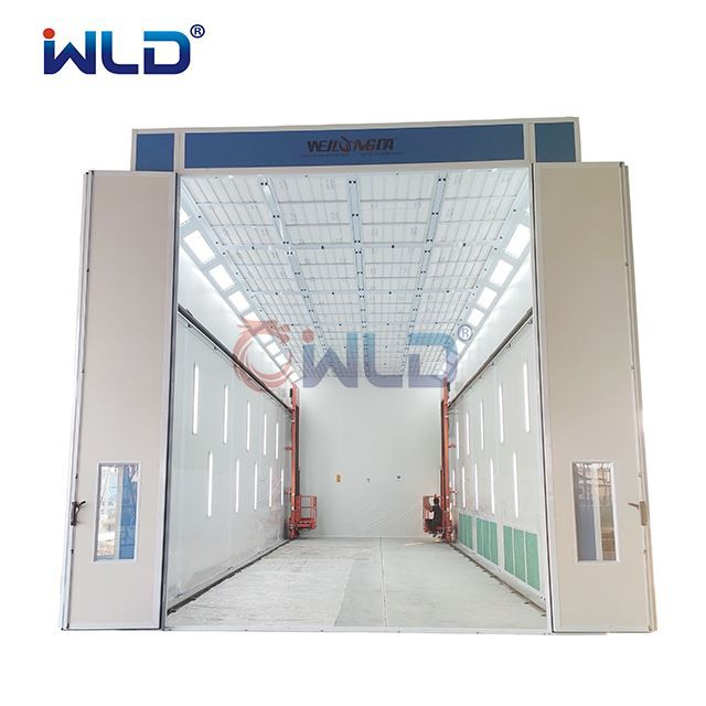 Bus Paint Booth With 3D Lifter